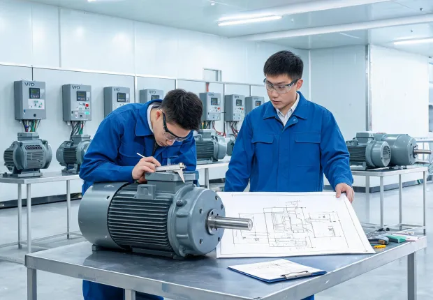 Motor assembly and drive engineering workshop